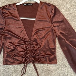 Zara puff sleeve top